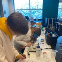 Participants writing down their answers